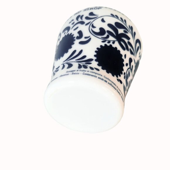 Vintage Amarena Fabbri Cherries Empty White Milk Glass Syrup Ceramic Jar 600g - Picture 4 of 6